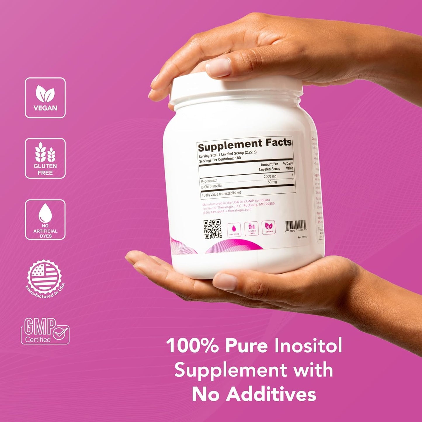 Ovasitol Inositol Powder Supplement 90-day supply